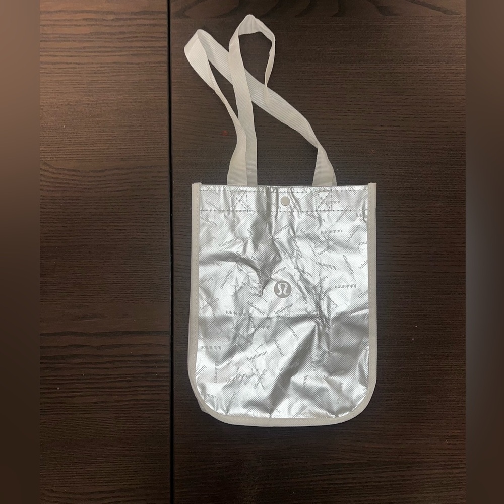 lululemon athletica Shimmering Silver Tote